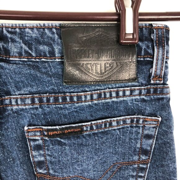 Harley Davidson Bootcut Jeans Women's Size 6P Vintage Wash - Picture 6 of 10